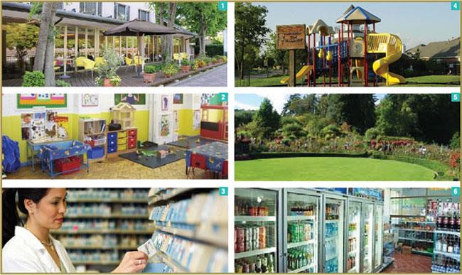 Hệ thống tiện ích nội khu tích hợp đa dạng tại dự án Nest Home, đáp ứng mọi nhu cầu.