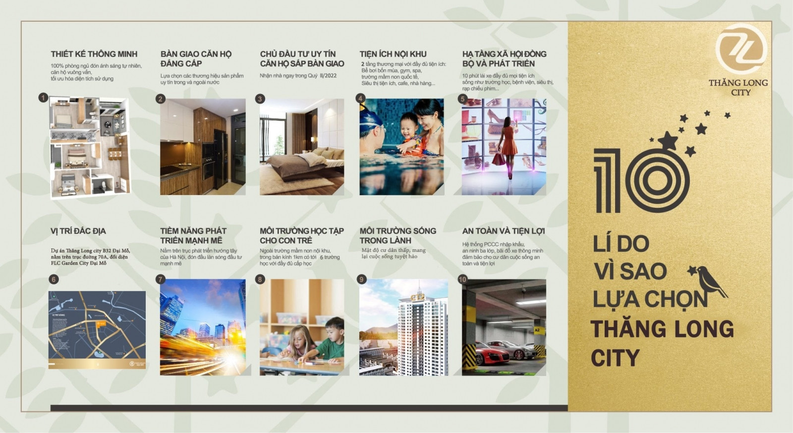 Không gian sống xanh và tiện ích tại Thăng Long City Đại Mỗ