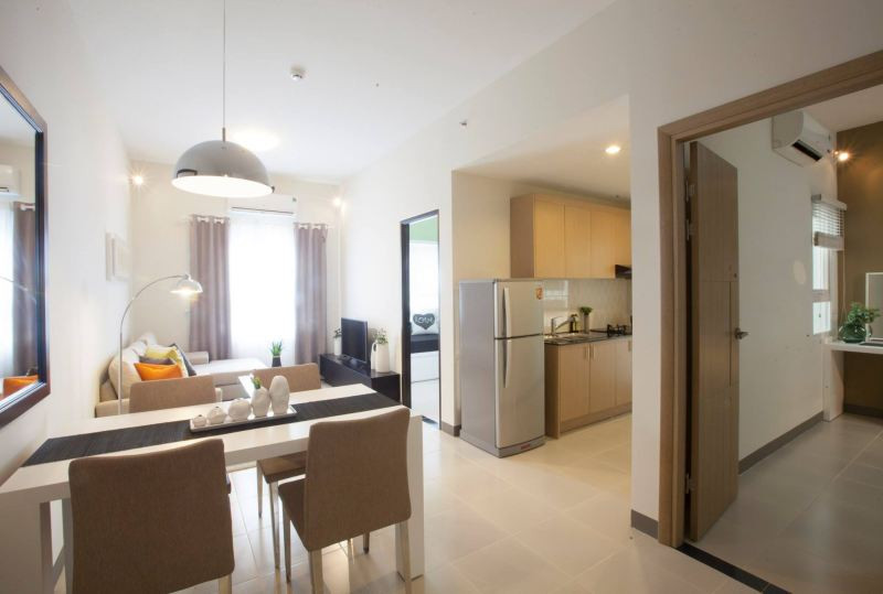 Phối cảnh thiết kế căn hộ Nest Home, thể hiện sự tinh tế và tiện nghi.