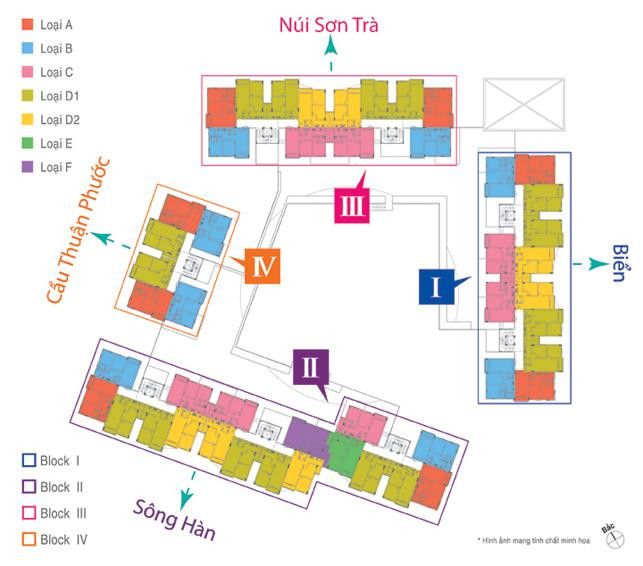 Sơ đồ mặt bằng tổng thể dự án Nest Home, giúp khách hàng hình dung rõ về bố cục.