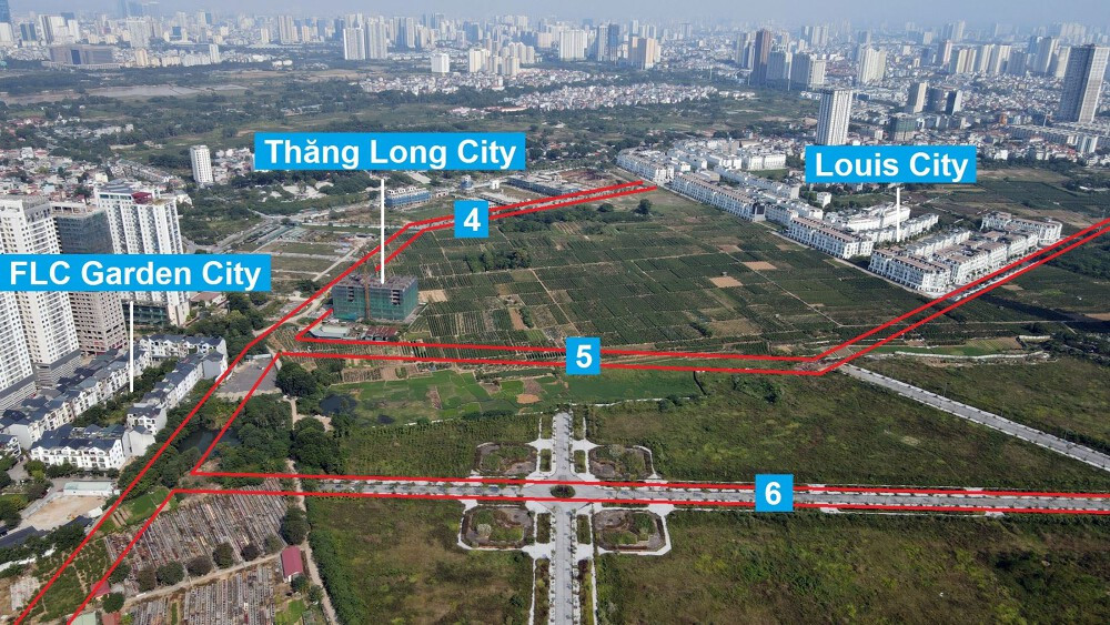 Sơ đồ vị trí kết nối tiện ích của dự án B32 Đại Mỗ