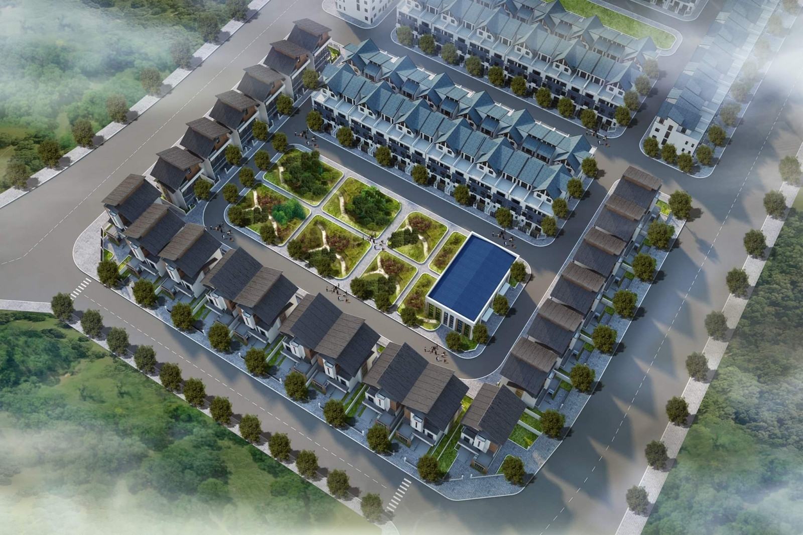 Thiết kế khu biệt thự cao cấp tại B32 Đại Mỗ