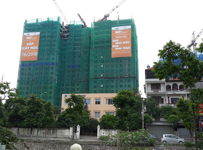 Tiến độ bàn giao chung cư Sky Central Định Công