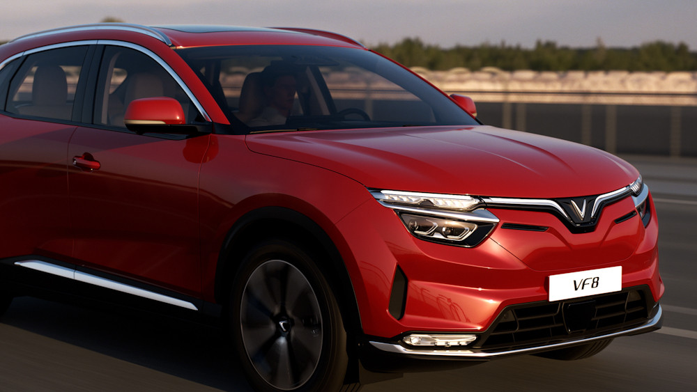 VinFast VF 8 với hai phiên bản pin, cho quãng đường di chuyển tối đa sau 1 lần sạc