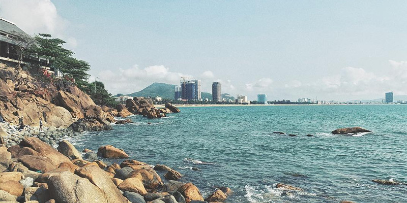 Bản đồ minh họa đường đi đến khu vực mộ thi sĩ Hàn Mặc Tử