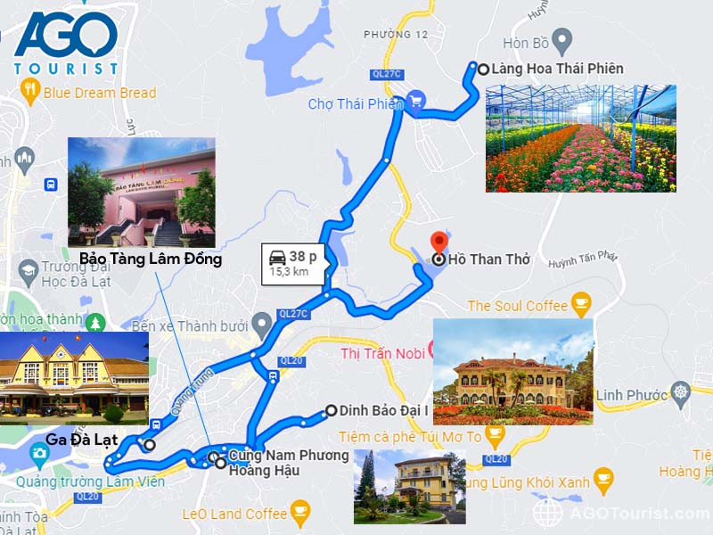 Các địa điểm du lịch khác cùng tuyến đường với Hồ Than Thở giúp du khách lên kế hoạch hiệu quả