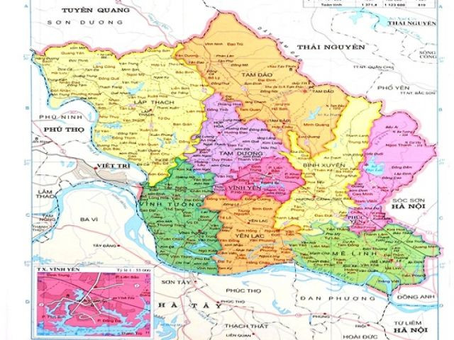 Cảnh quan Hồ Đại Lải dưới chân núi Tam Đảo gần Phúc Yên