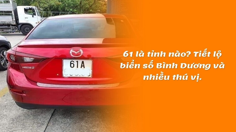 Ý nghĩa phong thủy tích cực của biển số xe 61