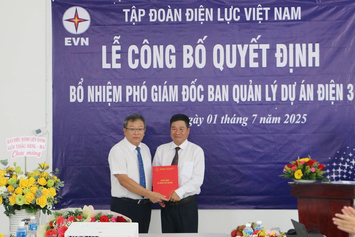Ban Quản Lý Dự Án Điện 3: Kiện Toàn Nhân Sự Chủ Chốt Cho Tương Lai Năng Lượng