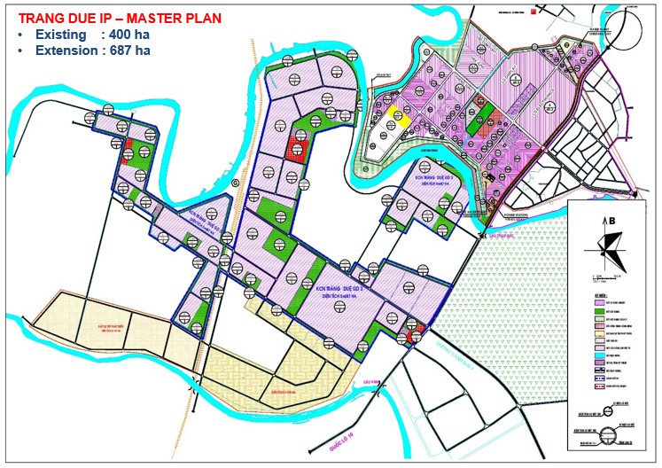 Bản đồ quy hoạch chi tiết KCN Tràng Duệ 3