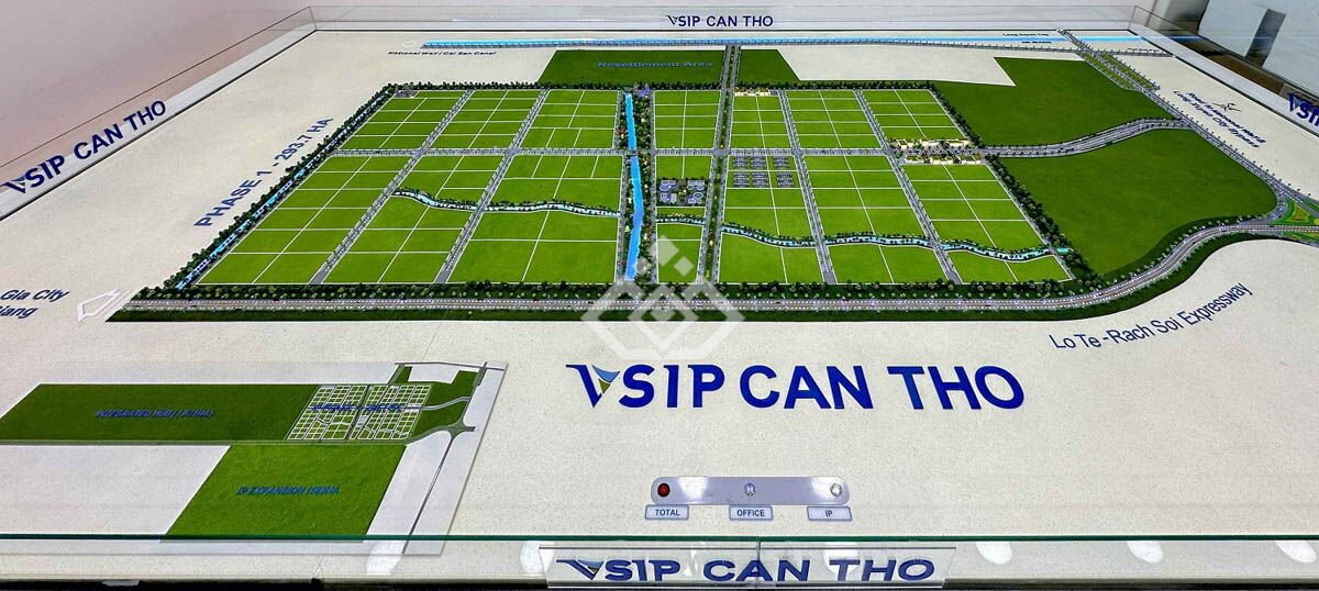 Bản đồ quy hoạch Khu Công nghiệp Vĩnh Thạnh giai đoạn 1