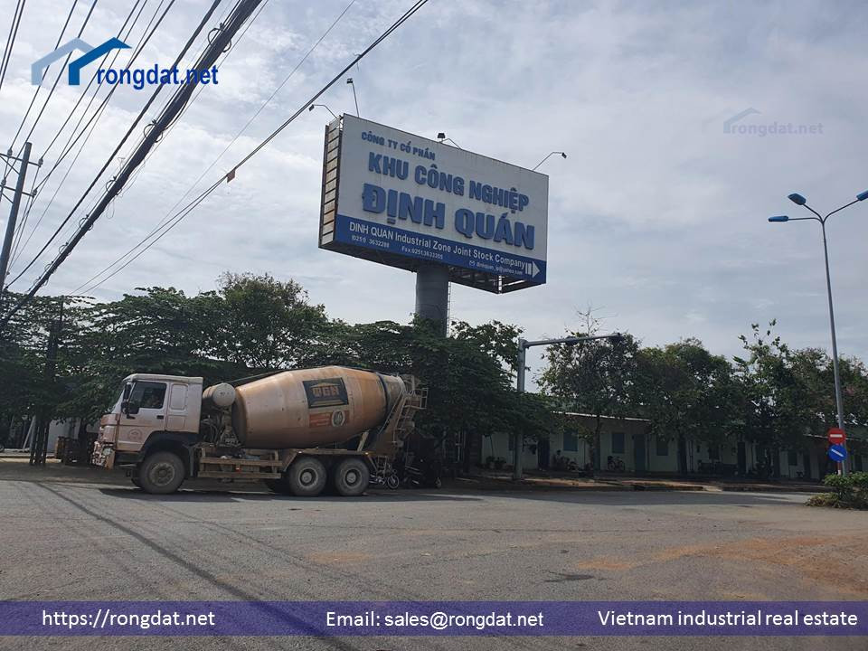 Bản đồ tổng thể khu công nghiệp Định Quán tại Đồng Nai