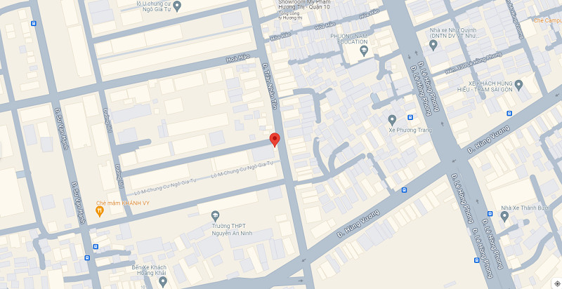 Bản đồ vị trí chung cư Ngô Gia Tự Quận 10