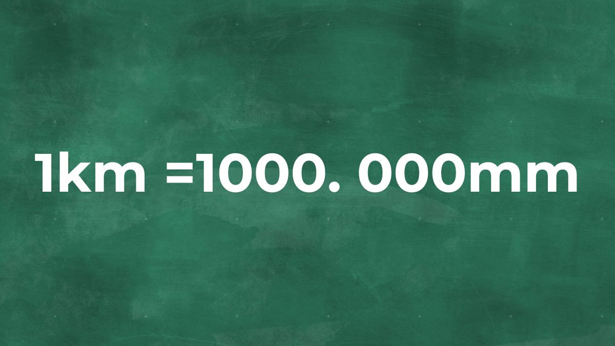 Biểu đồ quy đổi đơn vị đo chiều dài, giải thích 1m bằng bao nhiêu km