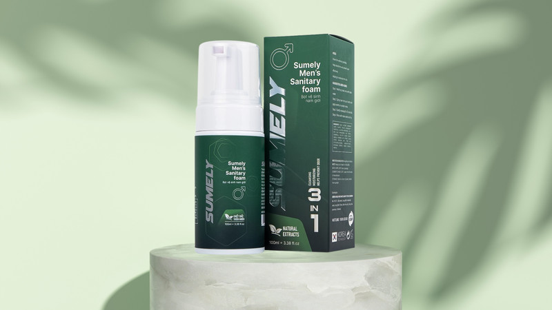 Bọt vệ sinh nam Sumely Men's Sanitary Foam thiết kế tiện lợi