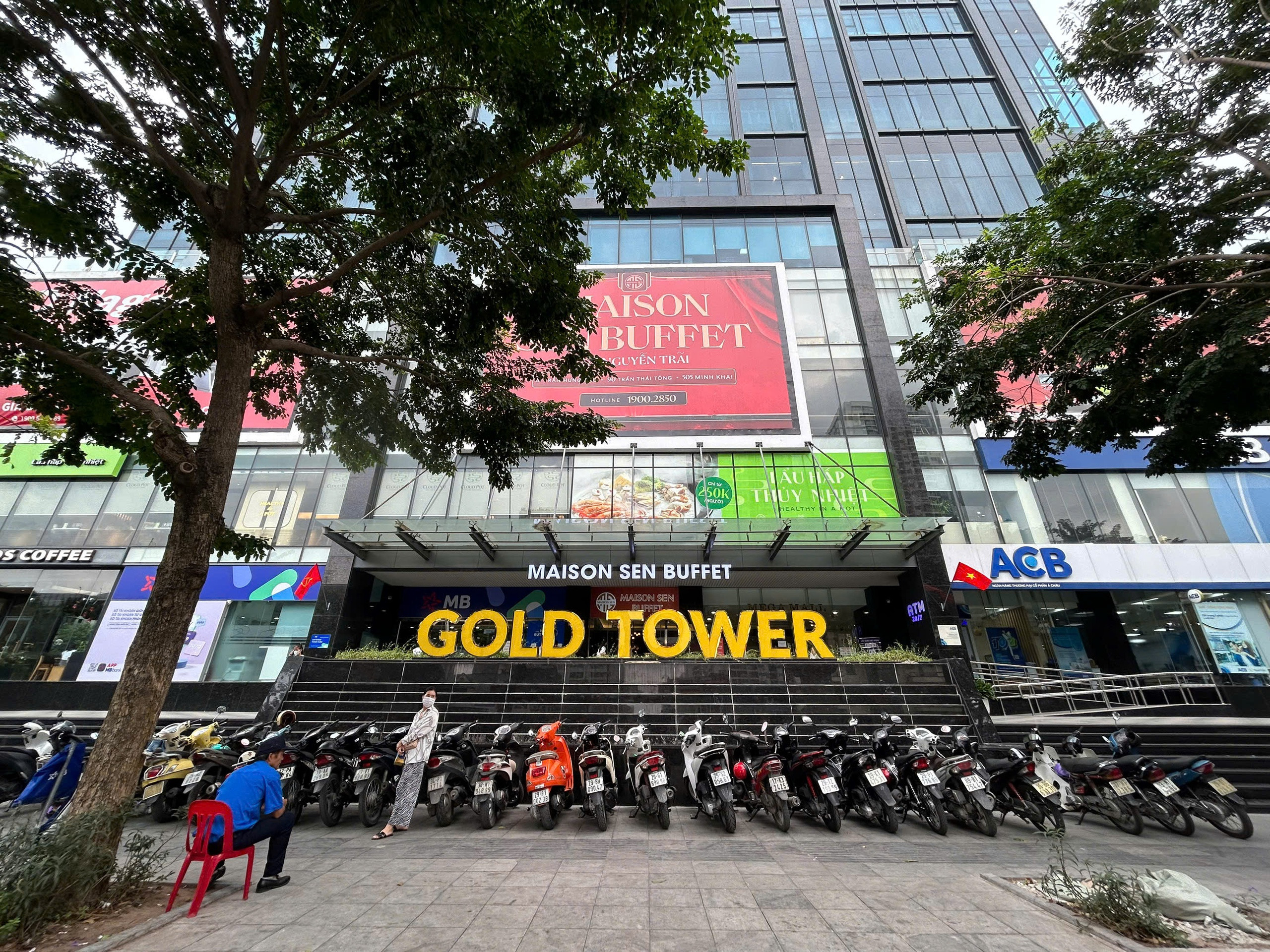 Cận cảnh mặt tiền dự án chung cư 275 Nguyễn Trãi tiếp giáp đường lớn Nguyễn Trãi