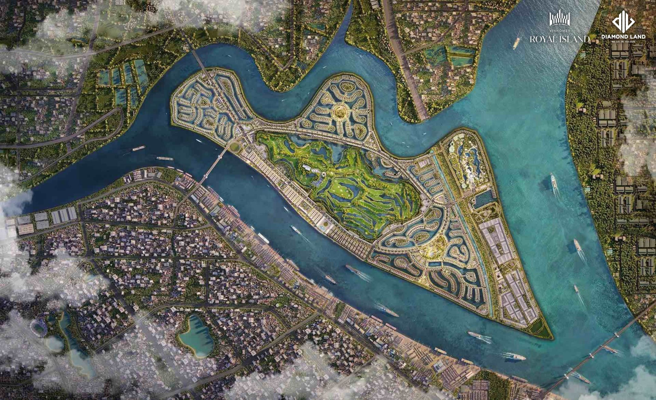 Cầu Vũ Yên kết nối đảo Hoàng Gia với trung tâm thành phố Hải Phòng