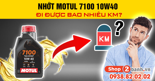 Chai dầu nhớt Motul 7100 10W40 chất lượng cao
