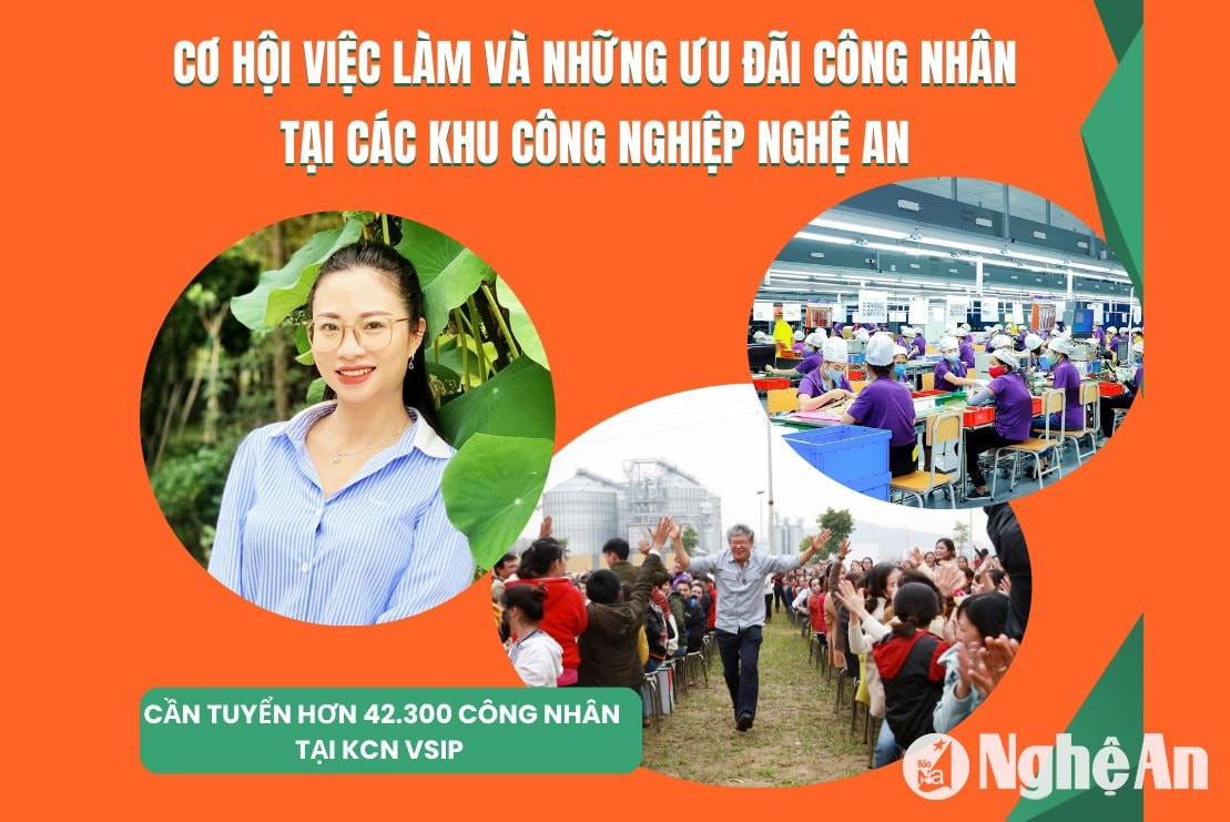 Cơ hội xin việc làm tại Khu công nghiệp VSIP Nghệ An và các ưu đãi hấp dẫn cho người lao động
