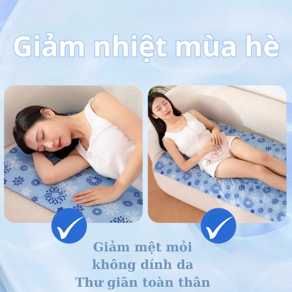 Đệm gel làm mát mùa hè với thiết kế hiện đại, mang lại cảm giác dễ chịu