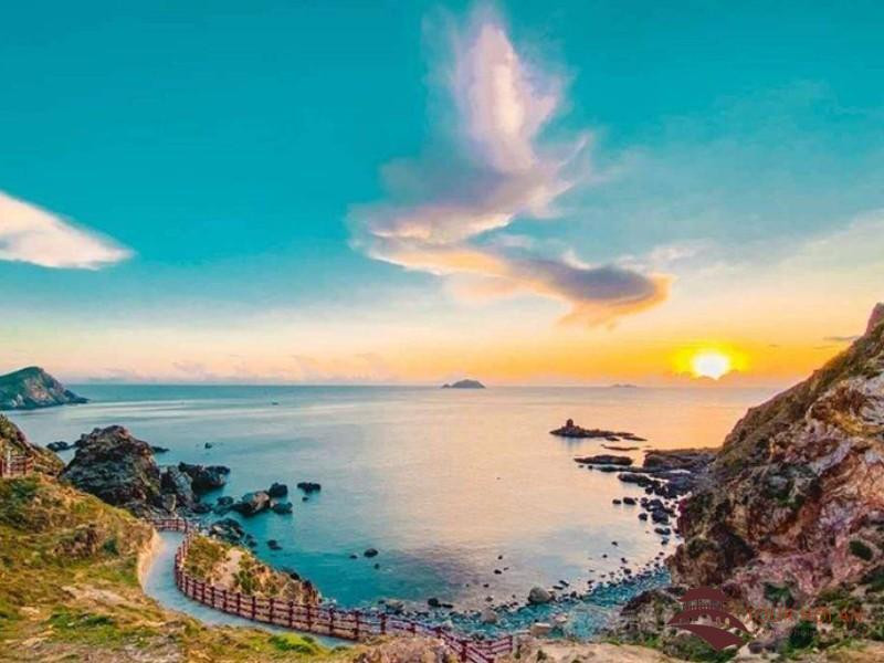 Eo Gió Cù Lao Chàm nhìn từ trên cao