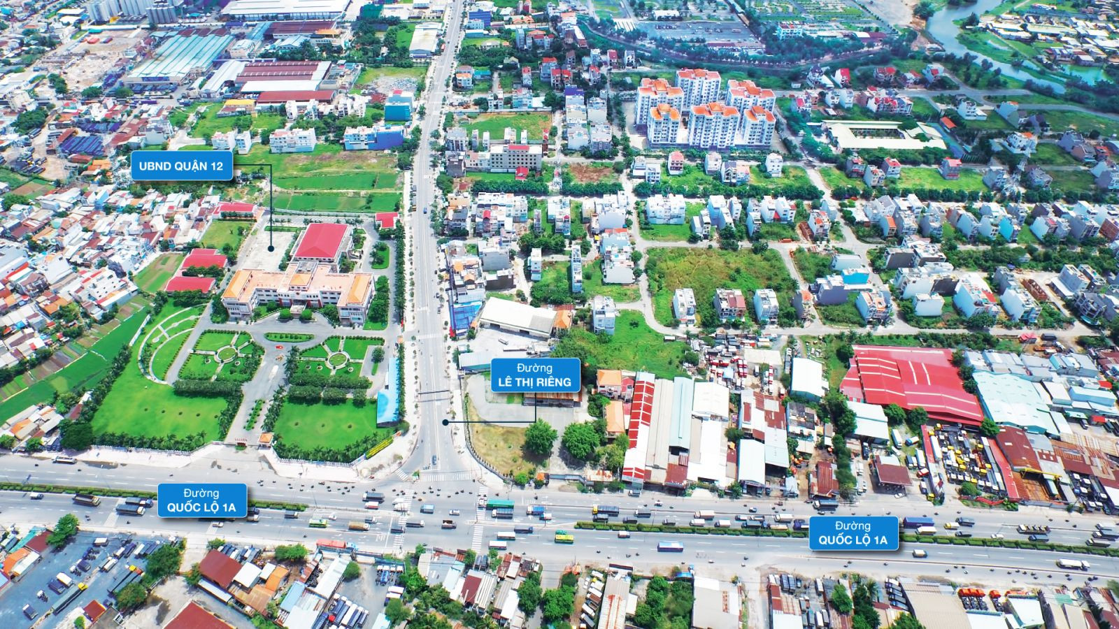 Hình ảnh thực tế dự án chung cư Thới An Quận 12