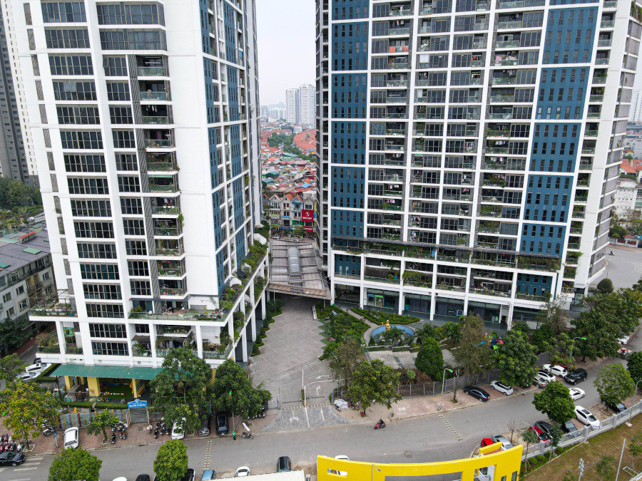 Hình ảnh toàn cảnh dự án chung cư TSQ Mỗ Lao Euroland, khu căn hộ đẳng cấp.