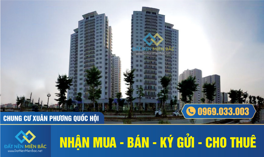 Hình ảnh tổng quan dự án chung cư Xuân Phương Quốc Hội