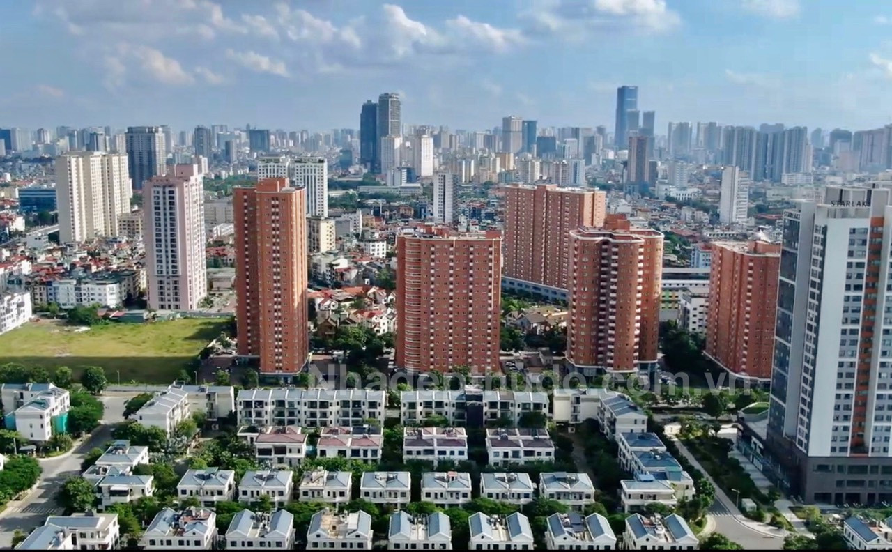 Hình ảnh tổng quan khu đô thị Nghĩa Đô