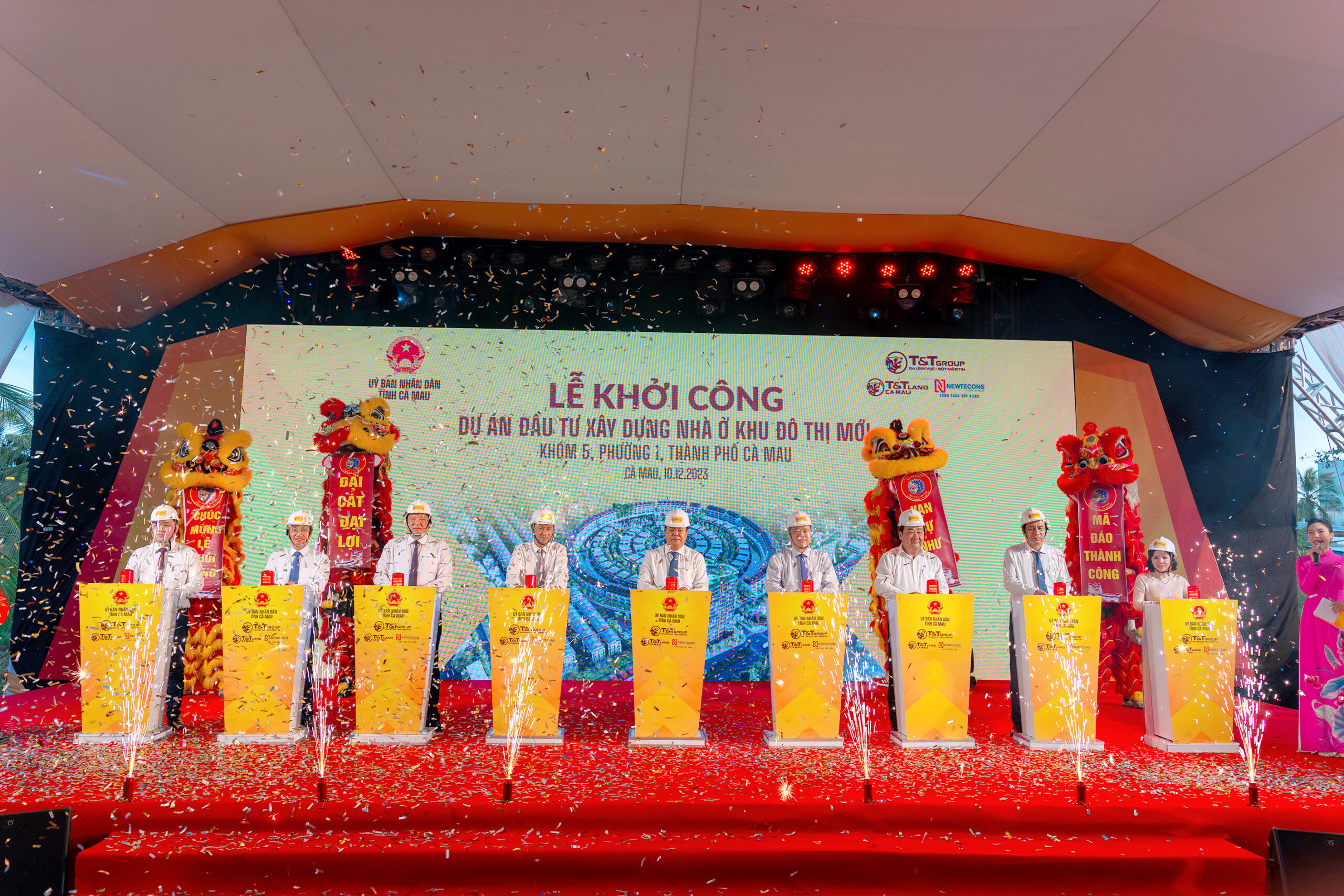 Khởi công dự án khu đô thị Cà Mau