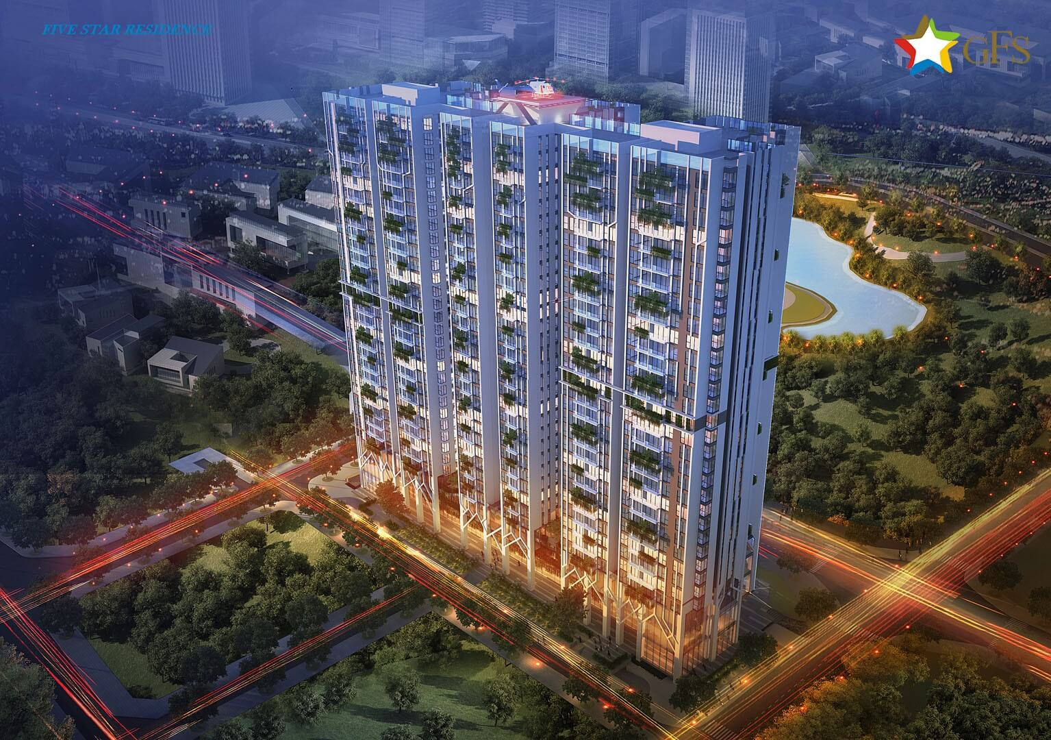 Không gian phòng khách căn hộ B6A Nam Trung Yên 75m2 thiết kế sang trọng, nội thất đầy đủ