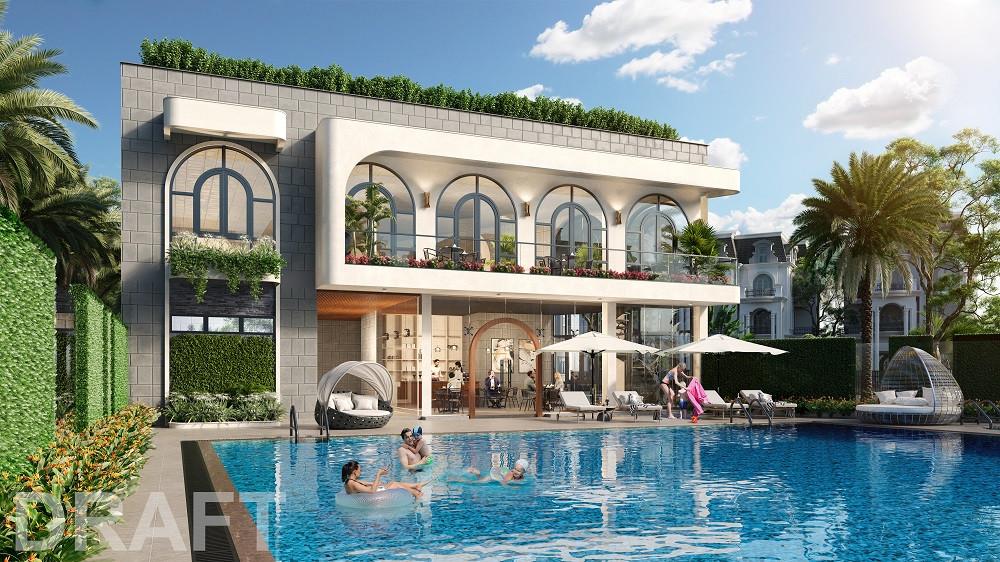 Kiến trúc Clubhouse đẳng cấp tại Sông Hồng Diamond City Hưng Yên