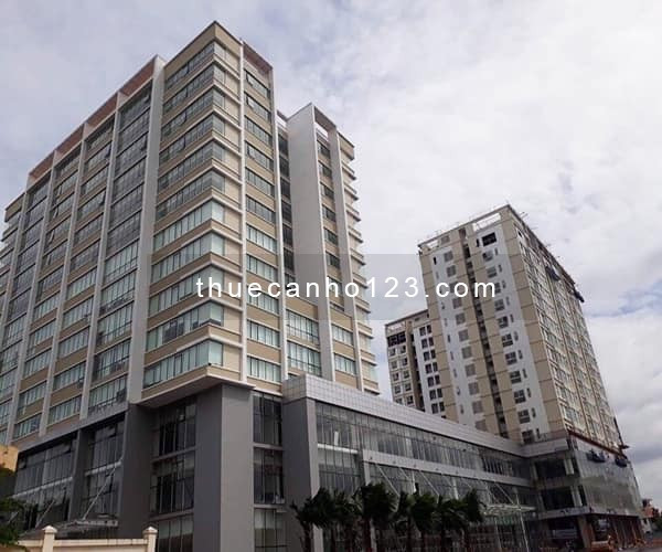 Mặt tiền tổng thể dự án chung cư Cộng Hòa Garden với kiến trúc hiện đại và cây xanh