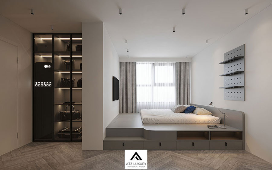 Thiết Kế Chung Cư Cao Cấp: Nâng Tầm Không Gian Sống Đẳng Cấp mẫu căn hộ chung cư 80m2