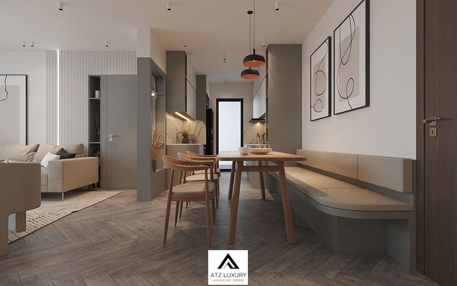 Thiết Kế Chung Cư Cao Cấp: Nâng Tầm Không Gian Sống Đẳng Cấp mẫu chung cư đẹp 80m2