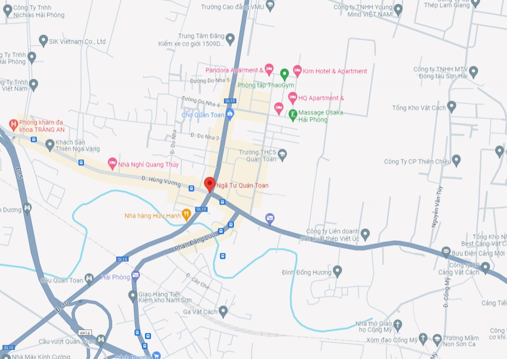 Ngã Tư Quán Toan Hải Phòng