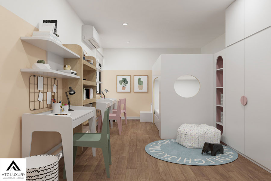 Thiết Kế Chung Cư Cao Cấp: Nâng Tầm Không Gian Sống Đẳng Cấp nội thất căn hộ đẹp 134m2