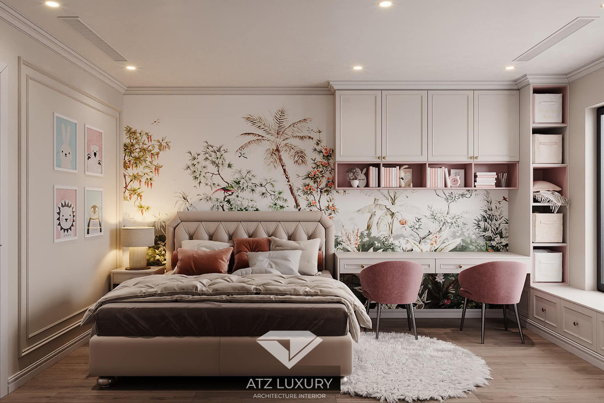 Thiết Kế Chung Cư Cao Cấp: Nâng Tầm Không Gian Sống Đẳng Cấp nội thất nhà chung cư 104m2