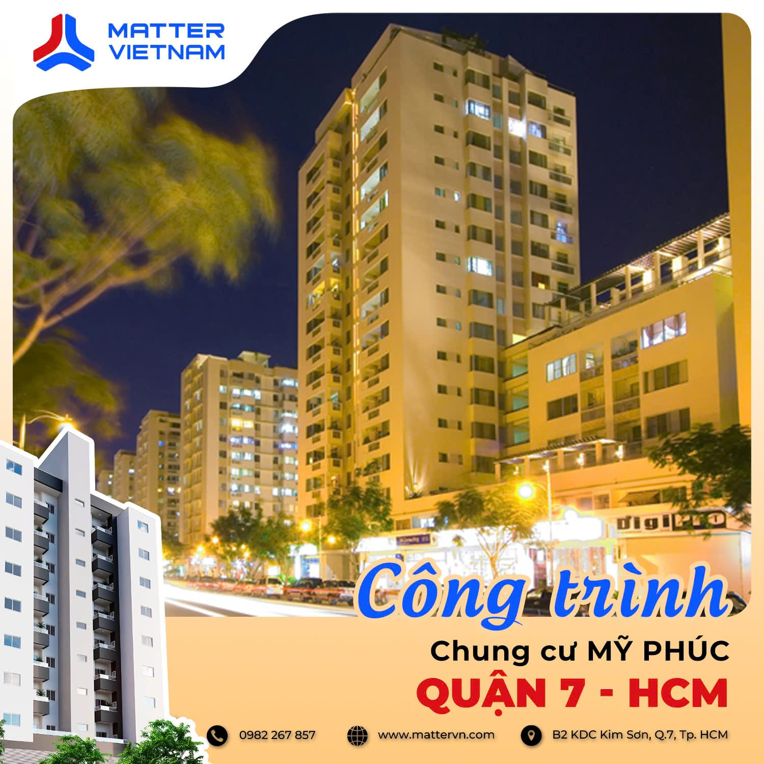 Nội thất phòng khách chung cư Mỹ Phúc Quận 7