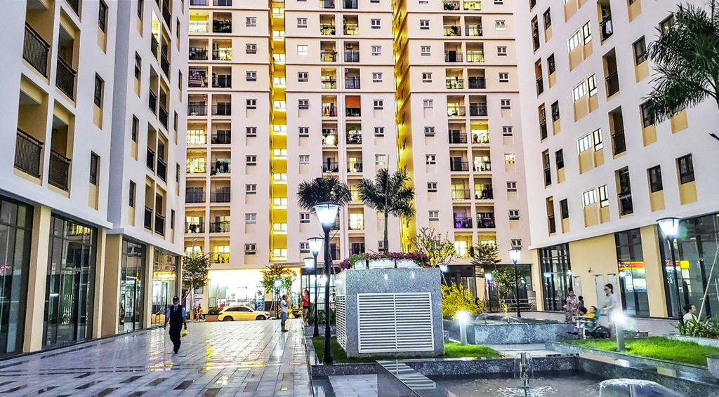 Phối cảnh chung cư Cityland Park Hills Gò Vấp nhìn từ trên cao