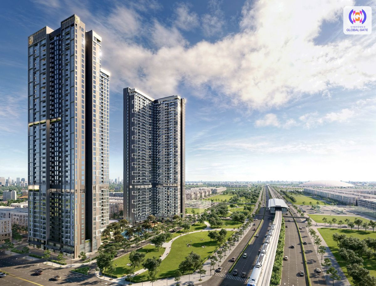 Phối cảnh tổng thể dự án chung cư Masteri Grand Avenue Cổ Loa, điểm nhấn khi bán chung cư Vin Cổ Loa