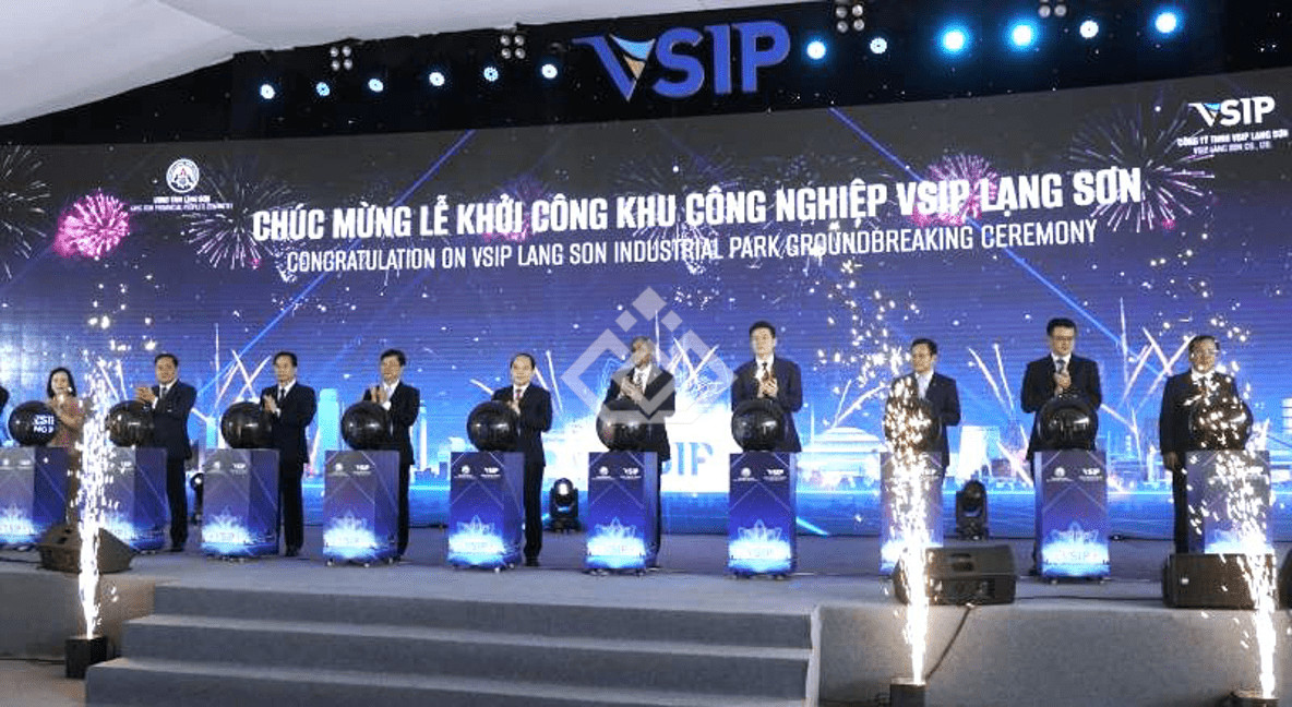 Phối cảnh tổng thể Khu công nghiệp VSIP Lạng Sơn