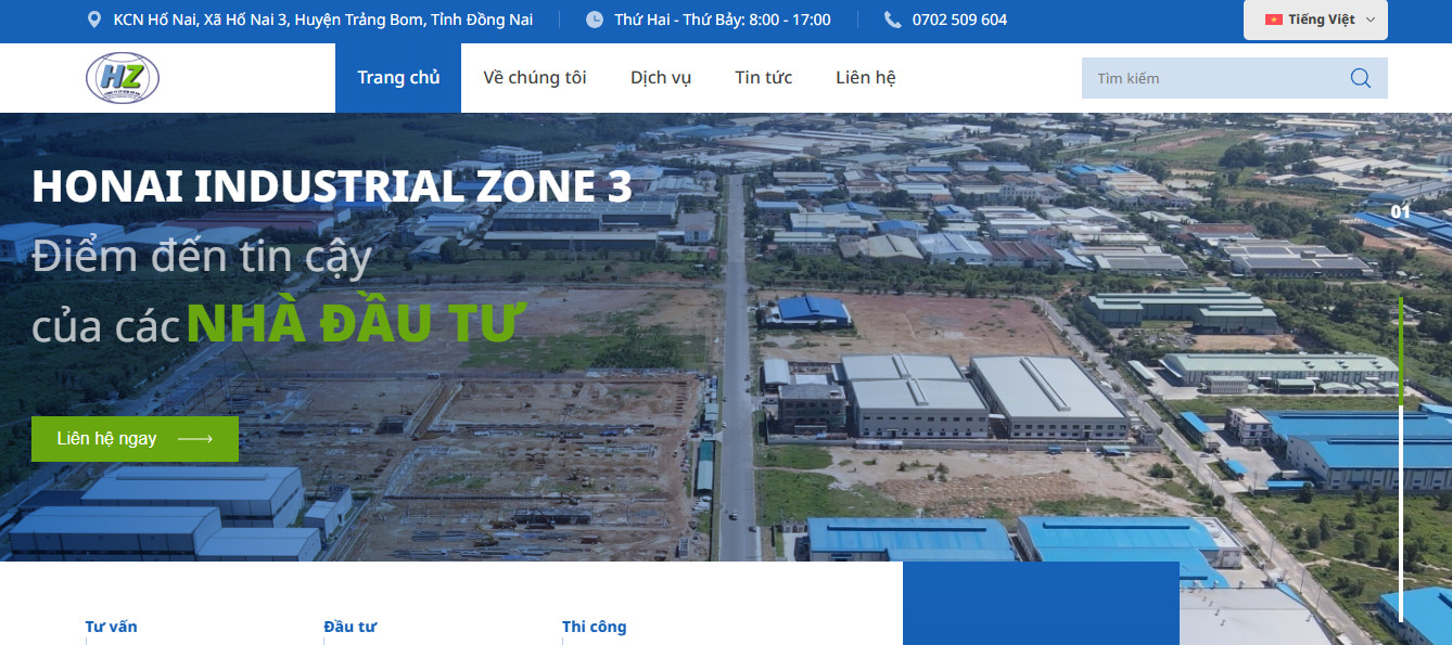 Quang cảnh tổng thể Khu công nghiệp Hố Nai tại Đồng Nai, minh họa vấn đề sử dụng đất