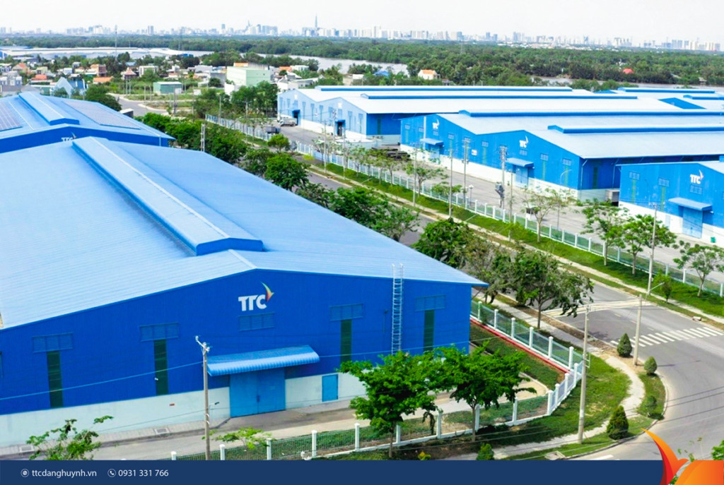 Sơ đồ tổng thể quy hoạch Khu công nghiệp Tân Kim Mở Rộng, Long An