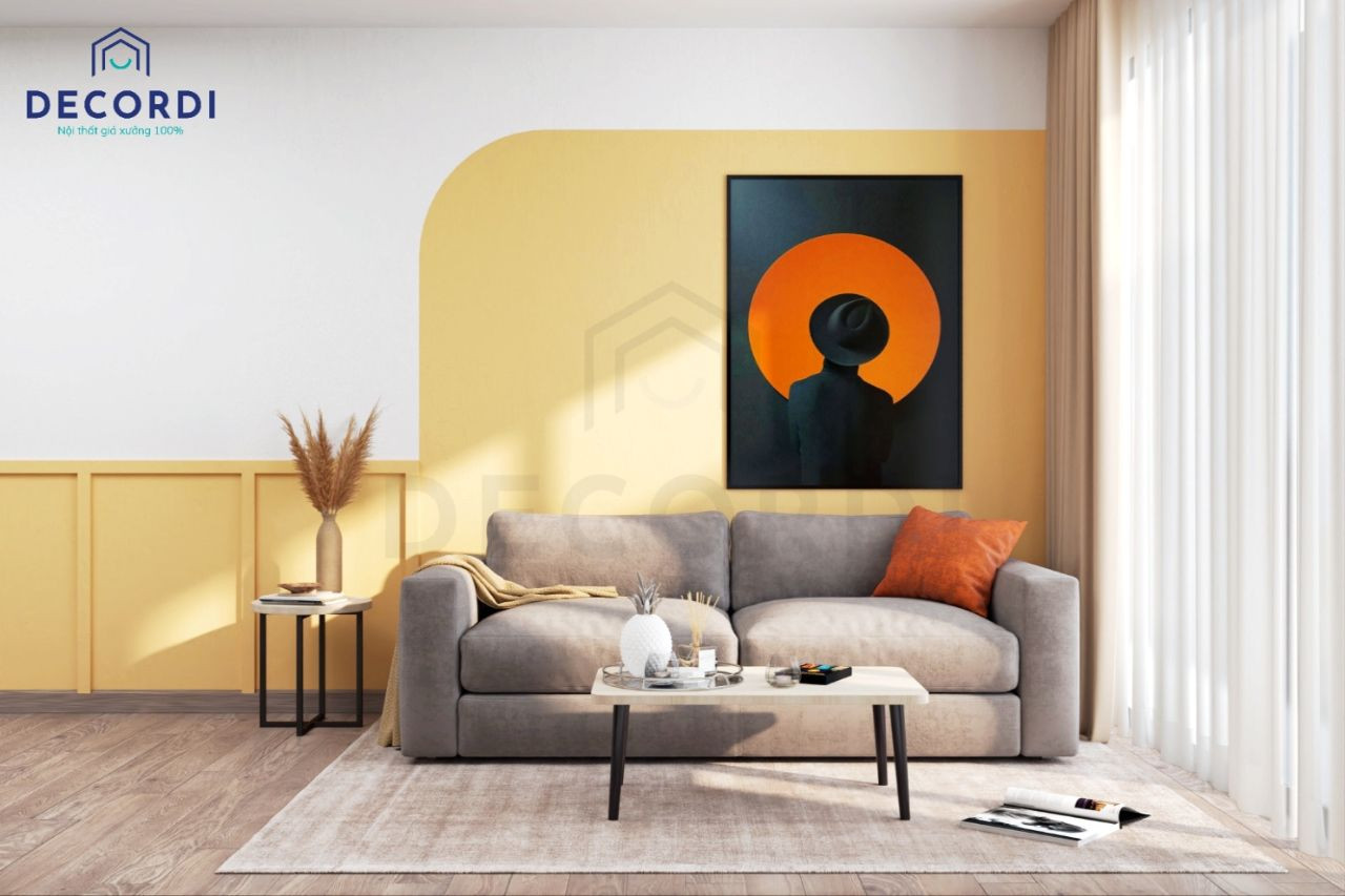 Thiết kế nội thất căn hộ 55m2 tông màu xanh lá trẻ trung