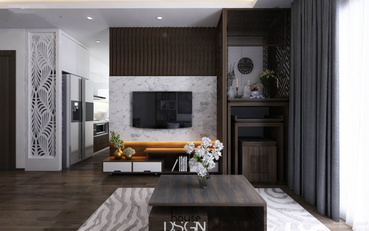 Thiết kế phòng khách chung cư đẹp