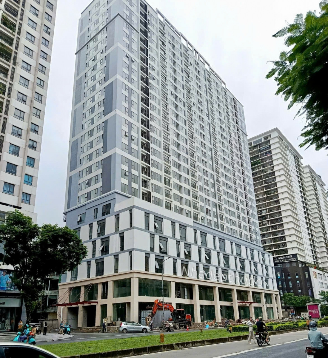 Tiến độ xây dựng chung cư Handico Complex 33 Lê Văn Lương chuẩn bị bàn giao
