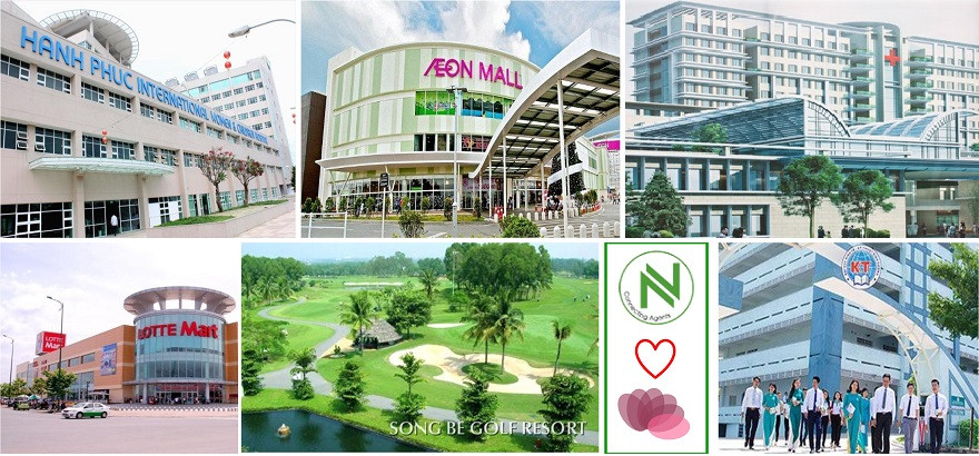 Tiện ích ngoại khu đa dạng xung quanh chung cư Eco Xuân Lái Thiêu