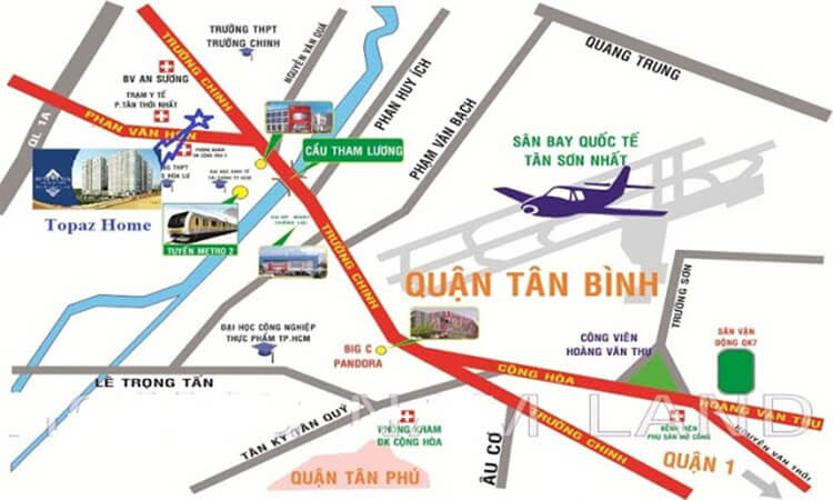 Toàn cảnh dự án căn hộ Topaz Home Quận 12