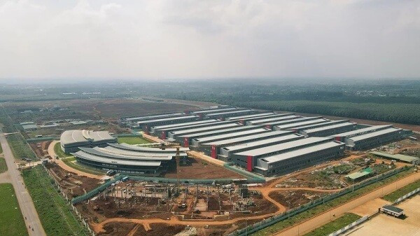 Toàn cảnh khu công nghiệp Dầu Giây, một trong các khu công nghiệp trọng điểm ở Đồng Nai